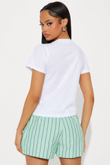 Amalfi Coast Italy Lemon Tee - White