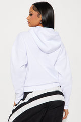 Lucky 8 Ball Hoodie - White