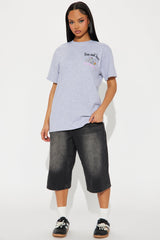 Tom And Jerry Troublemaker Tee - Heather Grey