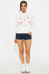 Sunkissed Shores Hoodie - Ivory