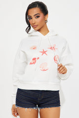 Sunkissed Shores Hoodie - Ivory