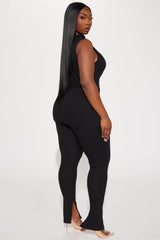 Miranda Sleeveless Legging Set - Black