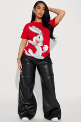 Bugs Bunny Love Graphic Tee - Red
