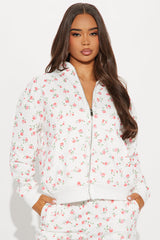 Fiona Ditsy Floral Pant Set - White/combo