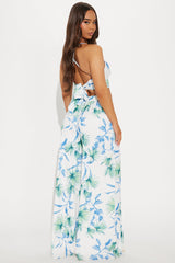 Eloise Tropical Pant Set - White/combo