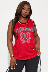 Chicago Jersey Tank Top - Red