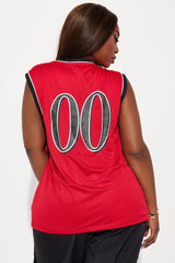 Chicago Jersey Tank Top - Red