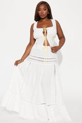 Sunny Skirt Set - White