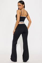 Daily Motion Pant Set - Black/White