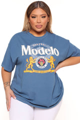 Modelo Oversized Tee - Navy