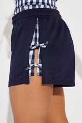 Picnic With Me Boxer Short Set - Navy
