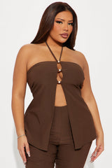 Meilani Capri Pant Set - Chocolate