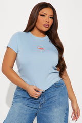 Amalfi Coast Prawns Baby Tee - Light Blue