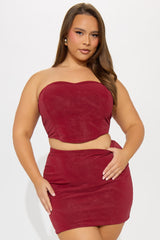 Urban Heat Mini Skirt Set - Red