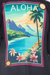 Tropical Bliss 3 Piece Pant Set - Black/combo