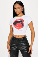 Guilty Pleasures Fitted Tee - White