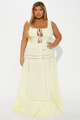 Sunny Skirt Set - Butter Yellow