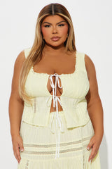 Sunny Skirt Set - Butter Yellow