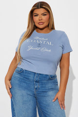 Montauk Coastal Baby Tee - Blue