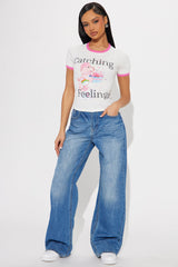 Care Bears Catching Feelings Ringer Tee - White/combo