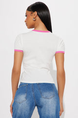 Care Bears Catching Feelings Ringer Tee - White/combo