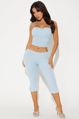 My Favorite Capri Set - Light Blue