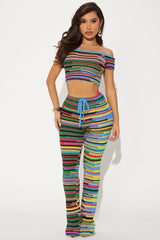 Aracely Sweater Pant Set - Multi Color