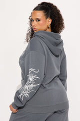 Von Dutch Full Throttle Hoodie - Charcoal/combo