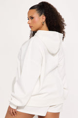 Nothin Like Me Bow Hoodie - Ivory