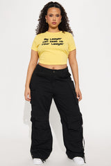 My Lawyer Baby Tee - Yellow