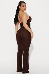 Sassy Mood Pant Set - Brown