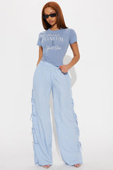 Montauk Coastal Baby Tee - Blue