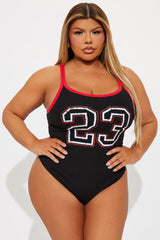 Hall Of Game Bodysuit - Black/Red