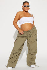 Girl Crush Parachute Pant - Olive