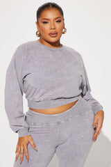 Keep It Going Pant Set - Grey