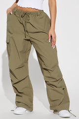 Girl Crush Parachute Pant - Olive