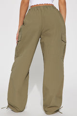 Girl Crush Parachute Pant - Olive