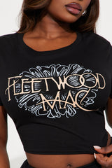 Fleetwood Mac Baby Tee - Black