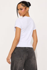 Diet Coke Baby Tee - White