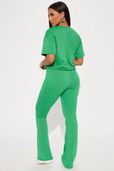 Rich Girl Pant Set - Kelly Green