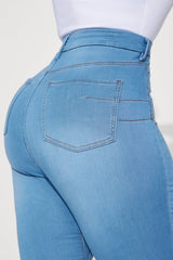 Can't Deny You Sculpting Skinny Jeans - Light Wash