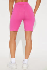 Hello Kitty Love Biker Shorts - Hot Pink