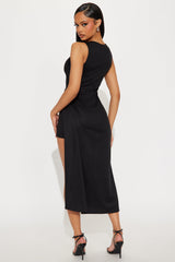 Dream Girl Ribbed Short Set - Black