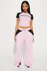 No Competition Graphic Tee - Pink/combo