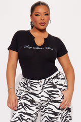 Sassy Since Birth Bodysuit - Black