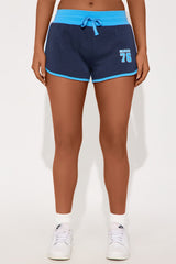 Dramatic 76 Mini Shorts - Blue