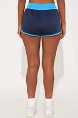Dramatic 76 Mini Shorts - Blue