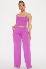 Jaylyn Easy Pant Set - Orchid