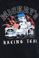 Mickey's Moto Racing Team Oversized Tee - Black