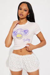 Furby Baby Tee  - Pink
